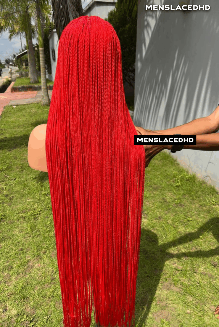 45" Micro Knotless Braids Stitch Wig - Image 5