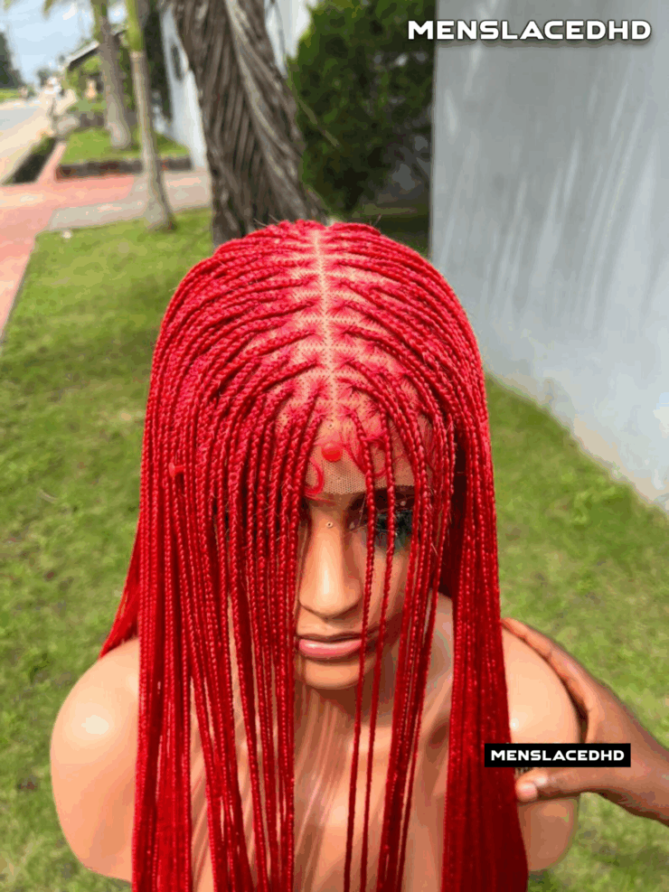 45" Micro Knotless Braids Stitch Wig - Image 3