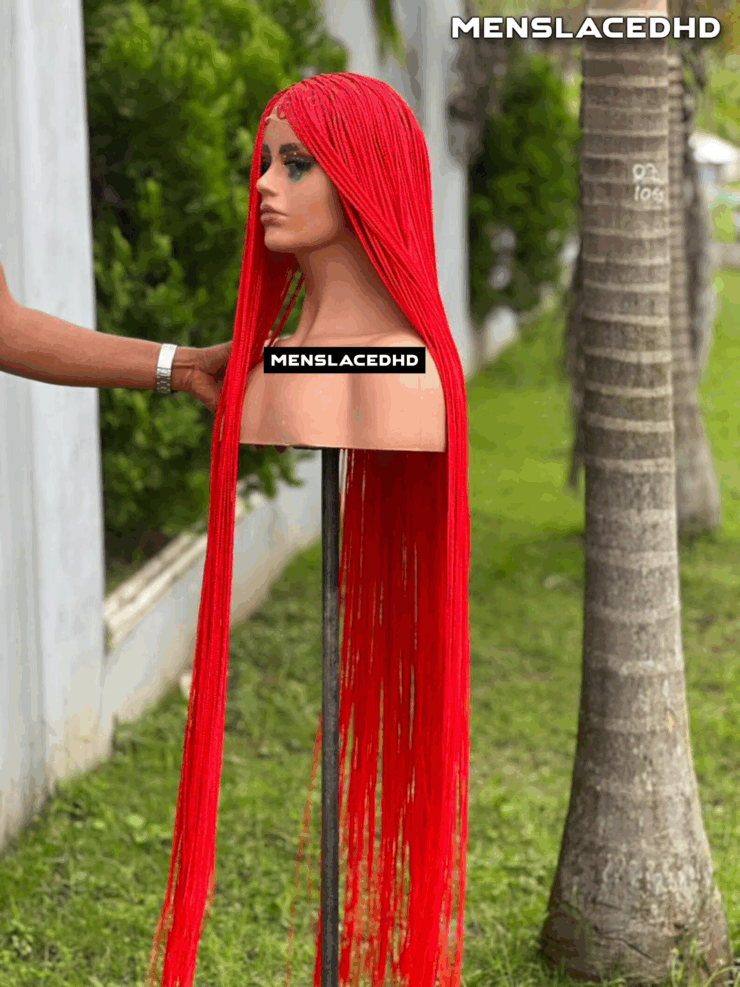 45" Micro Knotless Braids Stitch Wig - Image 4
