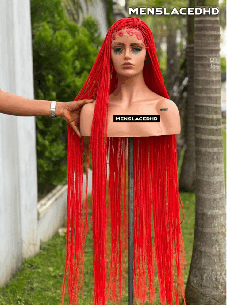 45" Micro Knotless Braids Stitch Wig - Image 2