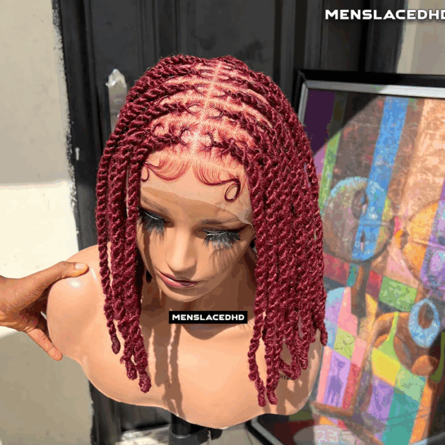 Small Invisible locs full lace dreads Locs wig