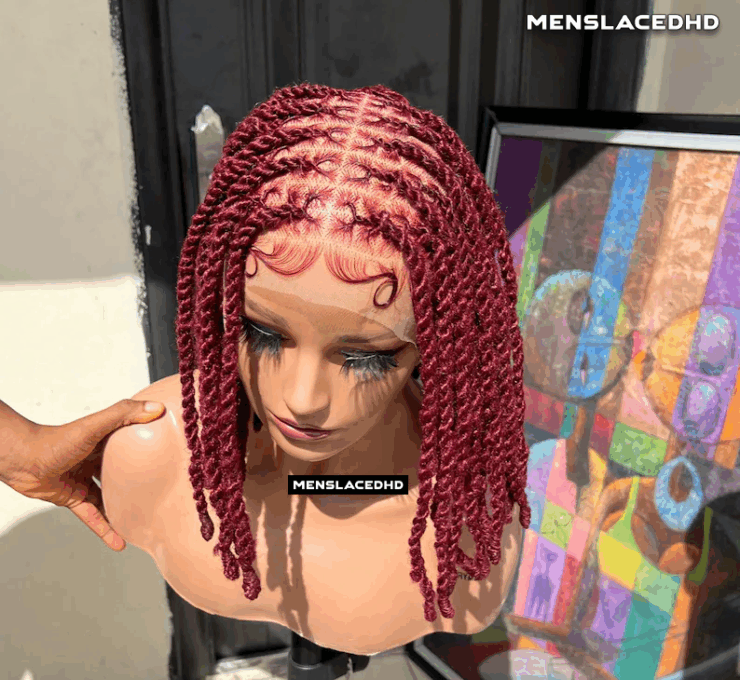 Small Invisible locs full lace dreads Locs wig