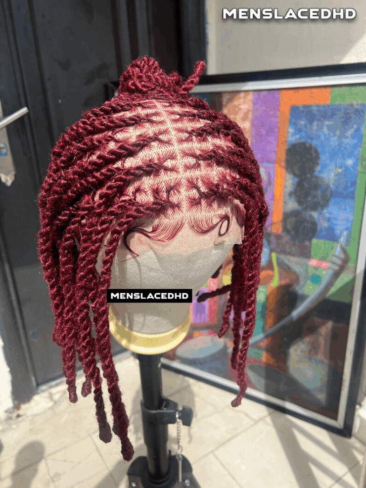 Small Invisible locs full lace dreads Locs wig - Image 3